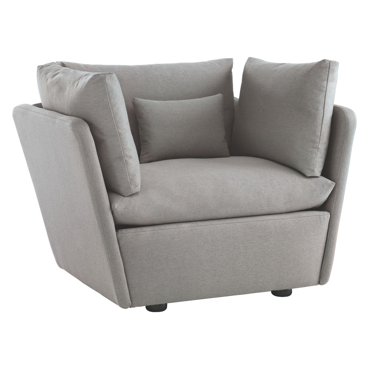 Kasha Grey Acor FaBric Armchair, Grey – image 3