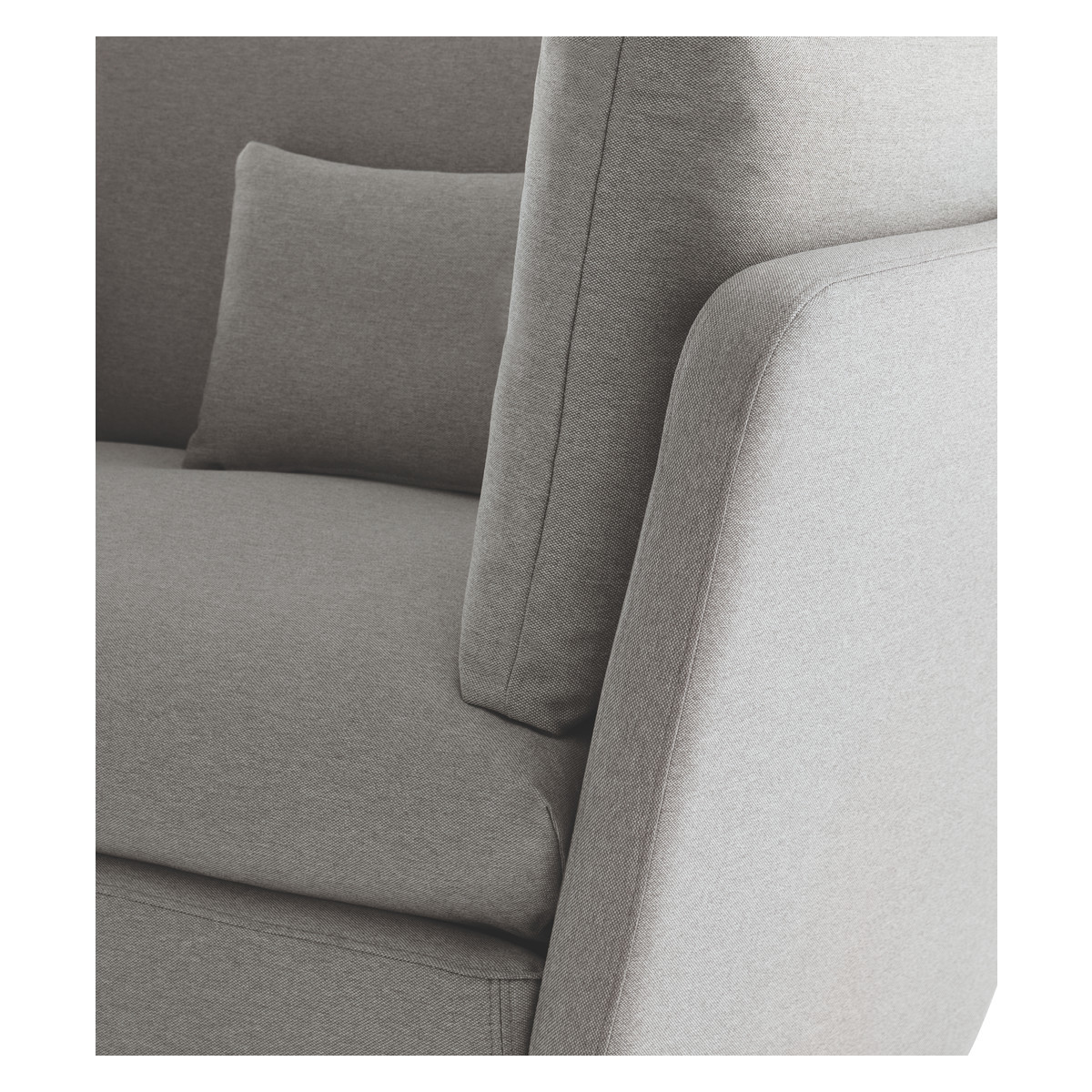 Kasha Grey Acor FaBric Armchair, Grey – image 6
