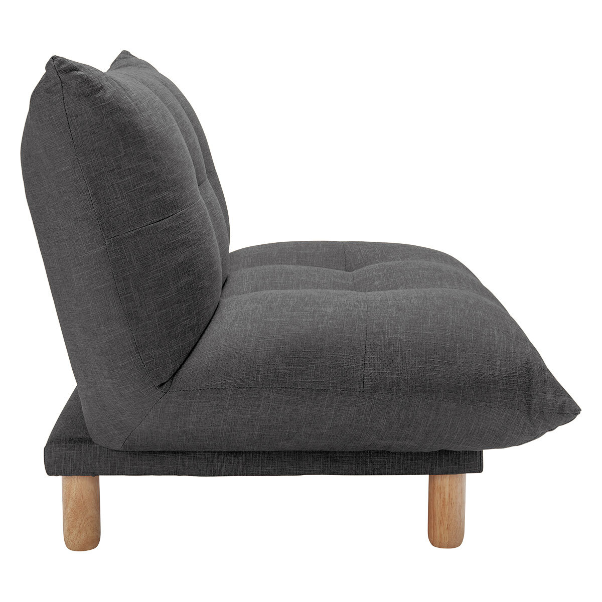 Habitat Kota Fabric Armchair - Charcoal, Charcoal – image 3