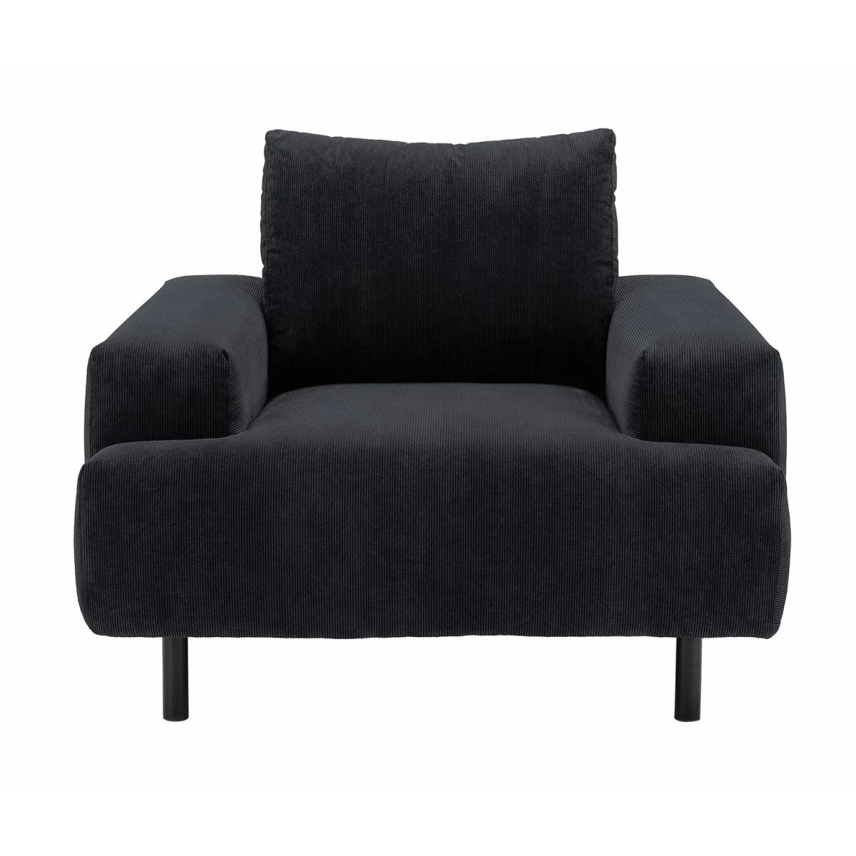 Habitat Julien Fabric Armchair - Charcoal – image 3
