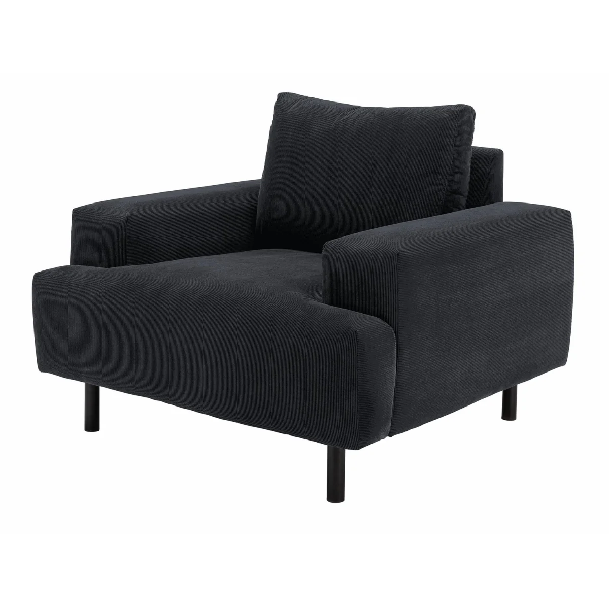 Habitat Julien Fabric Armchair - Charcoal – image 4
