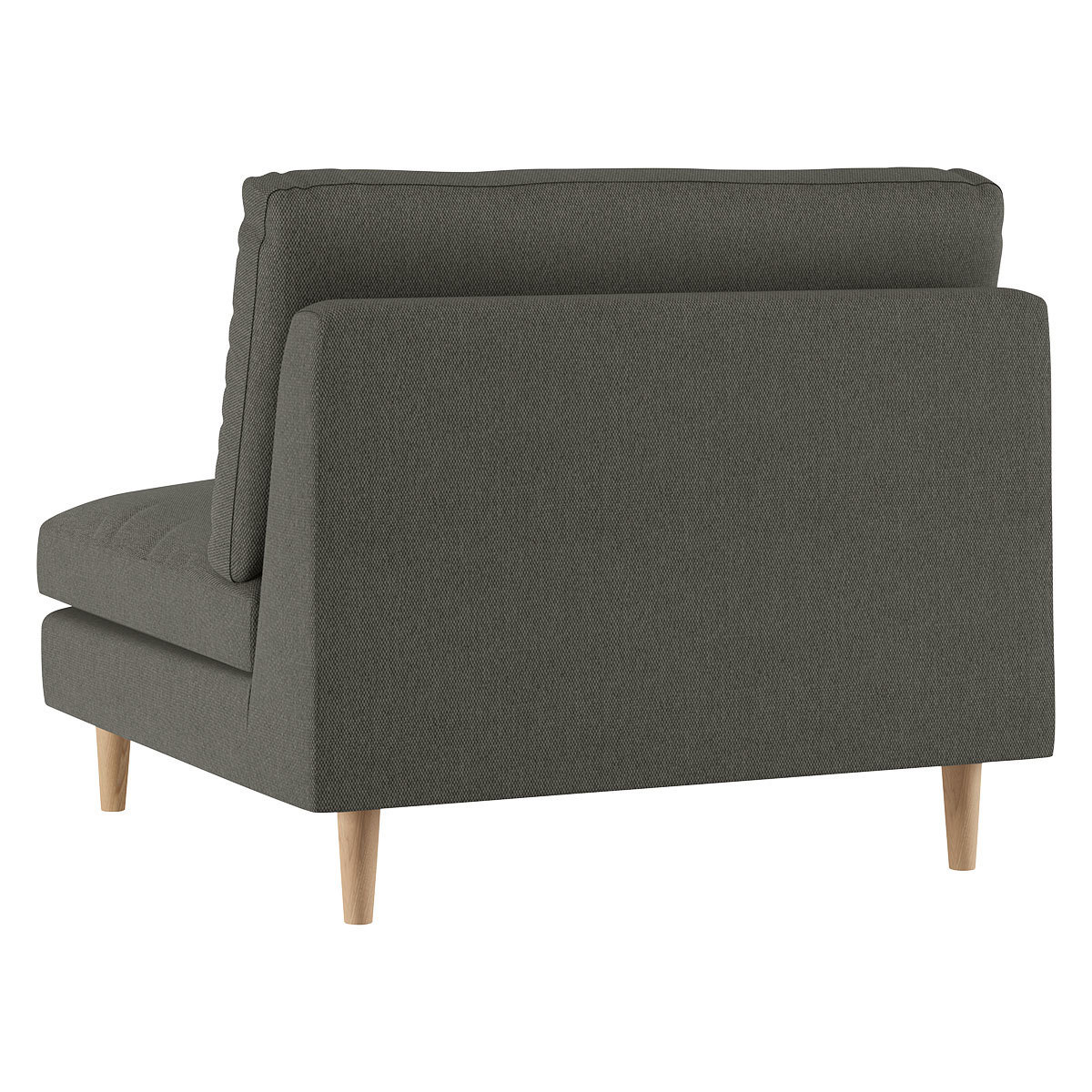 Teo Charcoal Grey FaBric Armchair, Charcoal – image 6