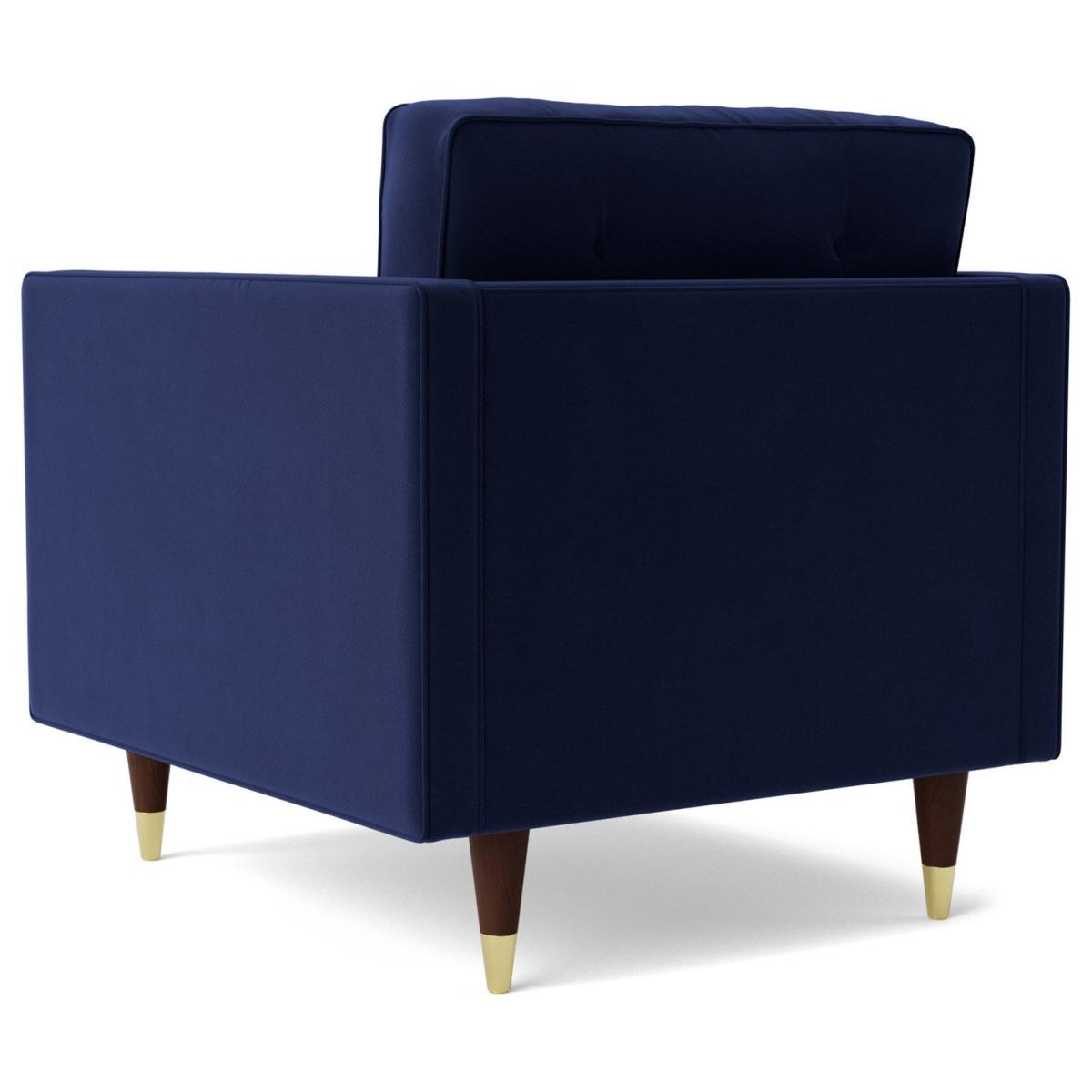 Swoon Porto Velvet Armchair - Ink Blue – image 5