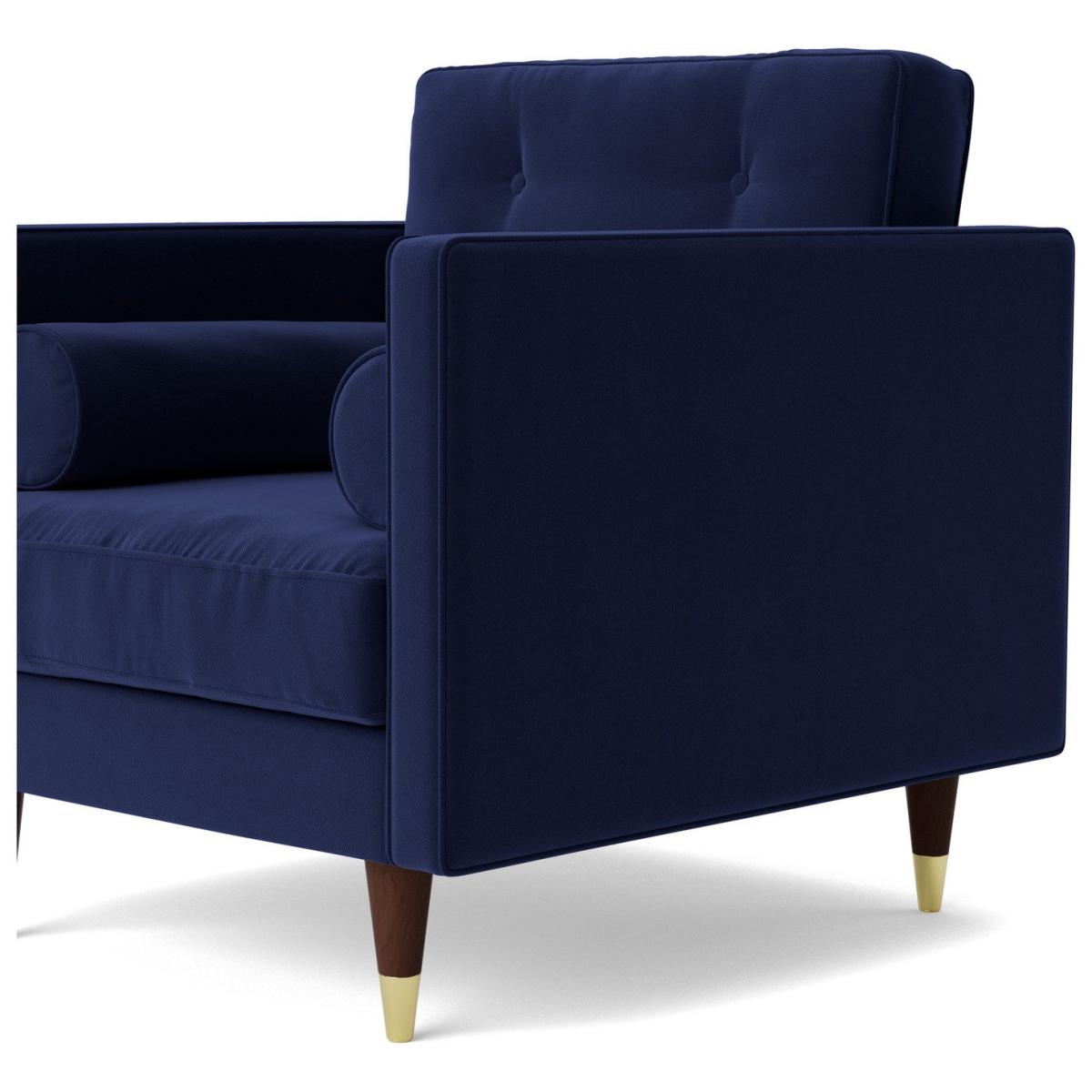 Swoon Porto Velvet Armchair - Ink Blue – image 6