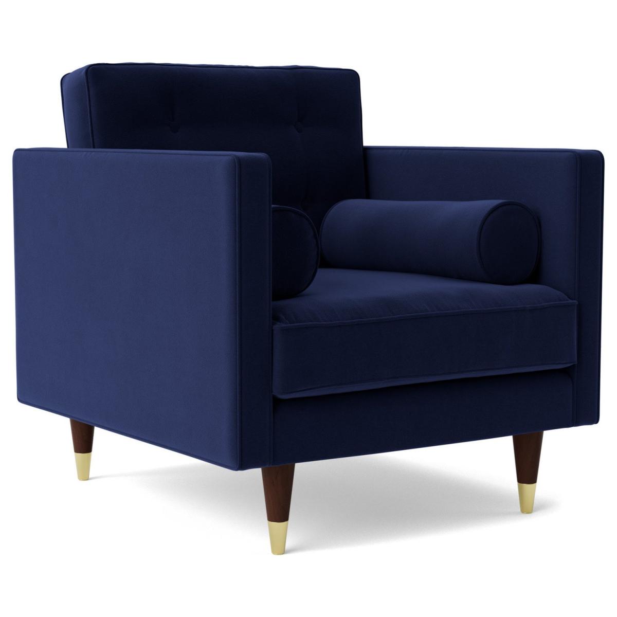 Swoon Porto Velvet Armchair - Ink Blue – image 7