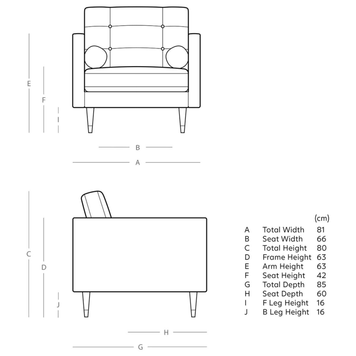 Swoon Porto Velvet Armchair - Ink Blue – image 8
