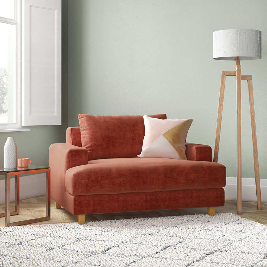 Wiltons Grey Woven FaBric Armchair, Grey – image 2