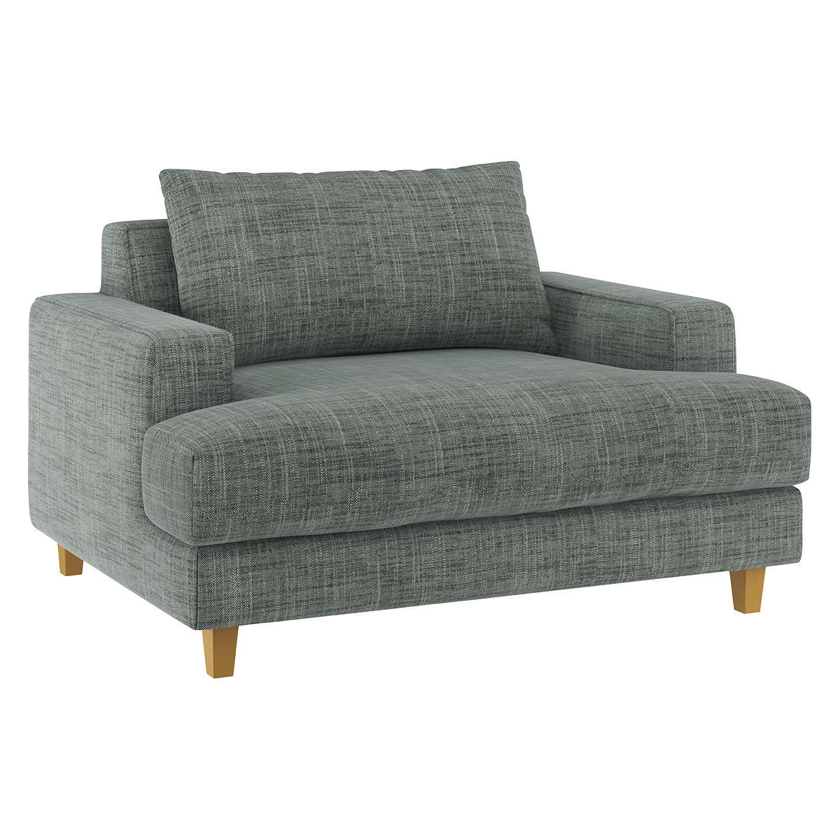 Wiltons Grey Woven FaBric Armchair, Grey – image 3
