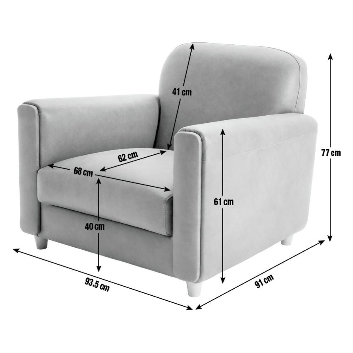 Habitat Charleston Leather Chair - Tan – image 4