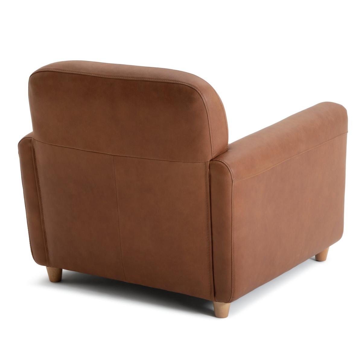 Habitat Charleston Leather Chair - Tan – image 6