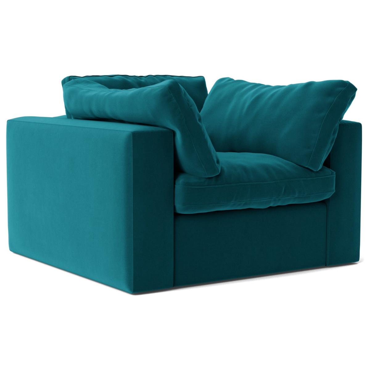 Swoon Seattle Velvet Armchair - Kingfisher Blue – image 7