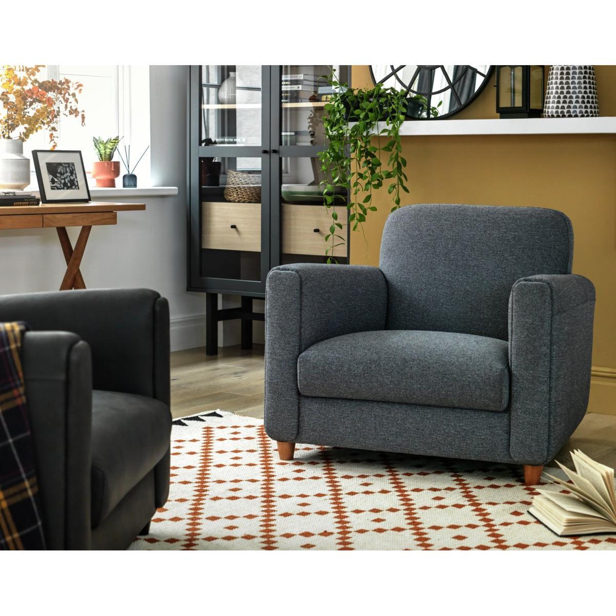 Habitat Charleston Fabric Chair - Charcoal – image 3