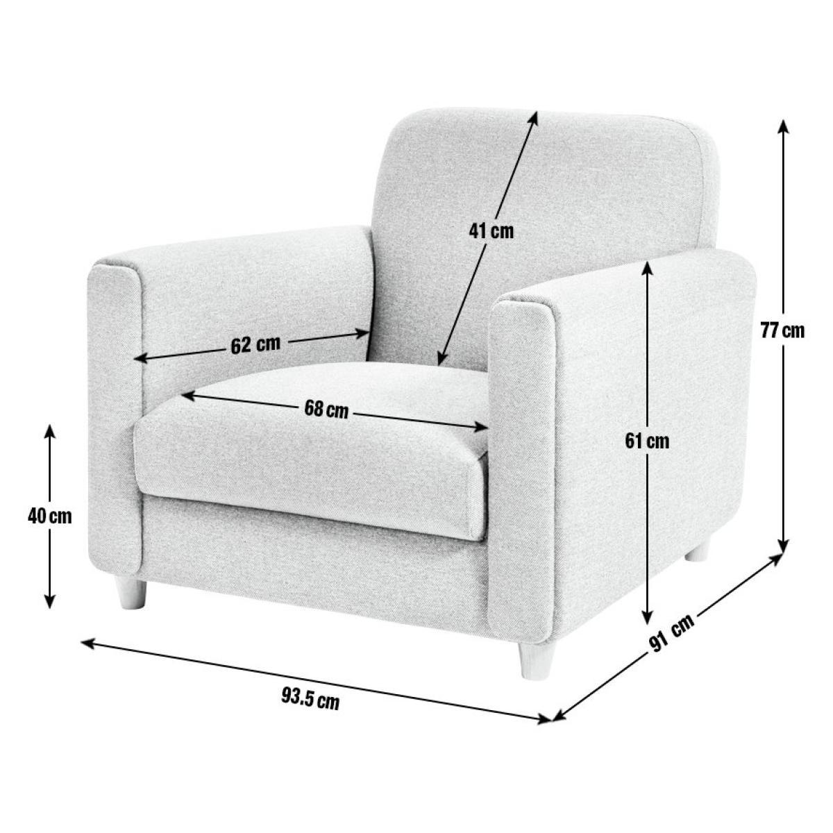 Habitat Charleston Fabric Chair - Charcoal – image 4