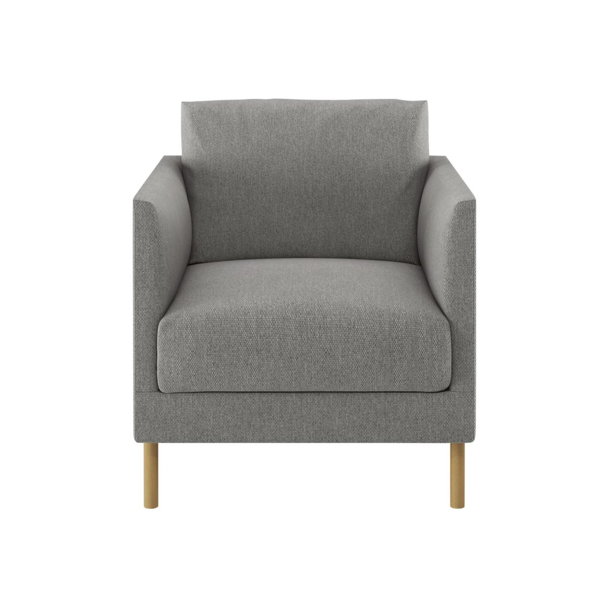 Habitat Hyde Grey Fabric Armchair – image 1