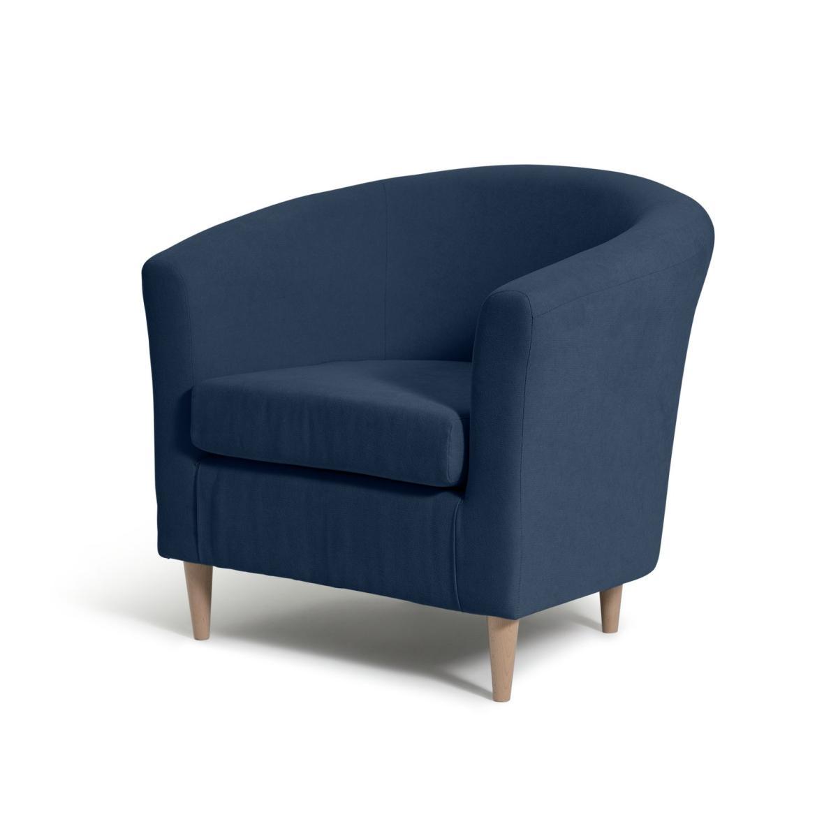 Habitat Fabric Tub Chair - Navy – image 4