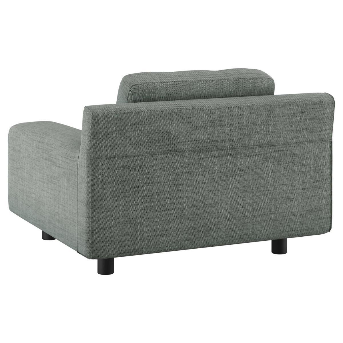 Habitat Hendricks Grey Italian Woven Fabric Armchair – image 3