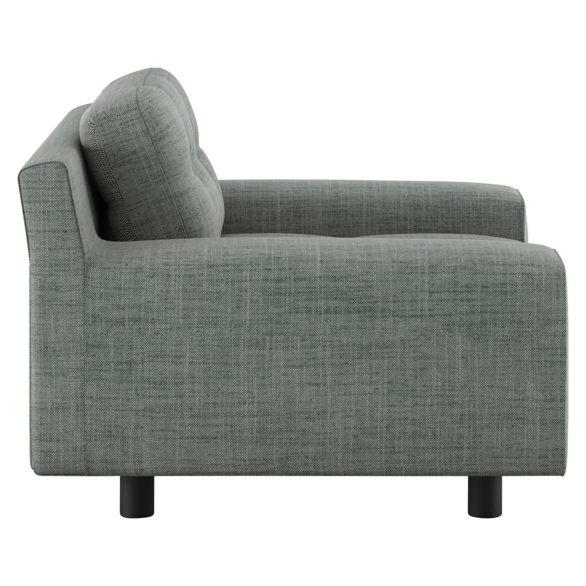 Habitat Hendricks Grey Italian Woven Fabric Armchair – image 4