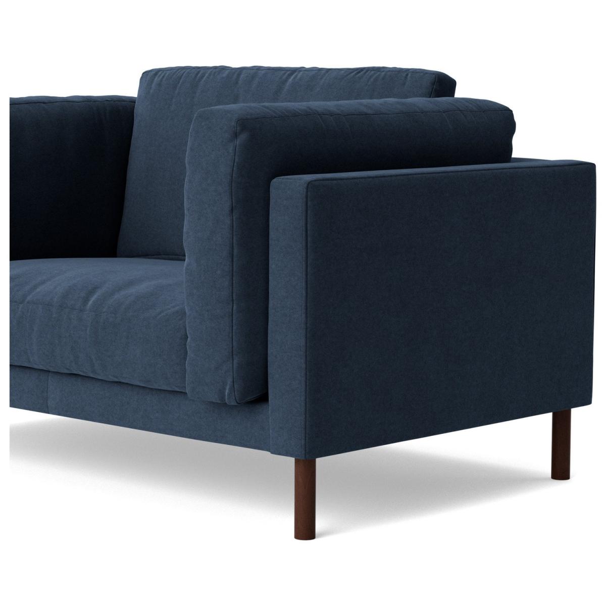 Swoon Munich Fabric Cuddle Chair- Indigo Blue – image 5