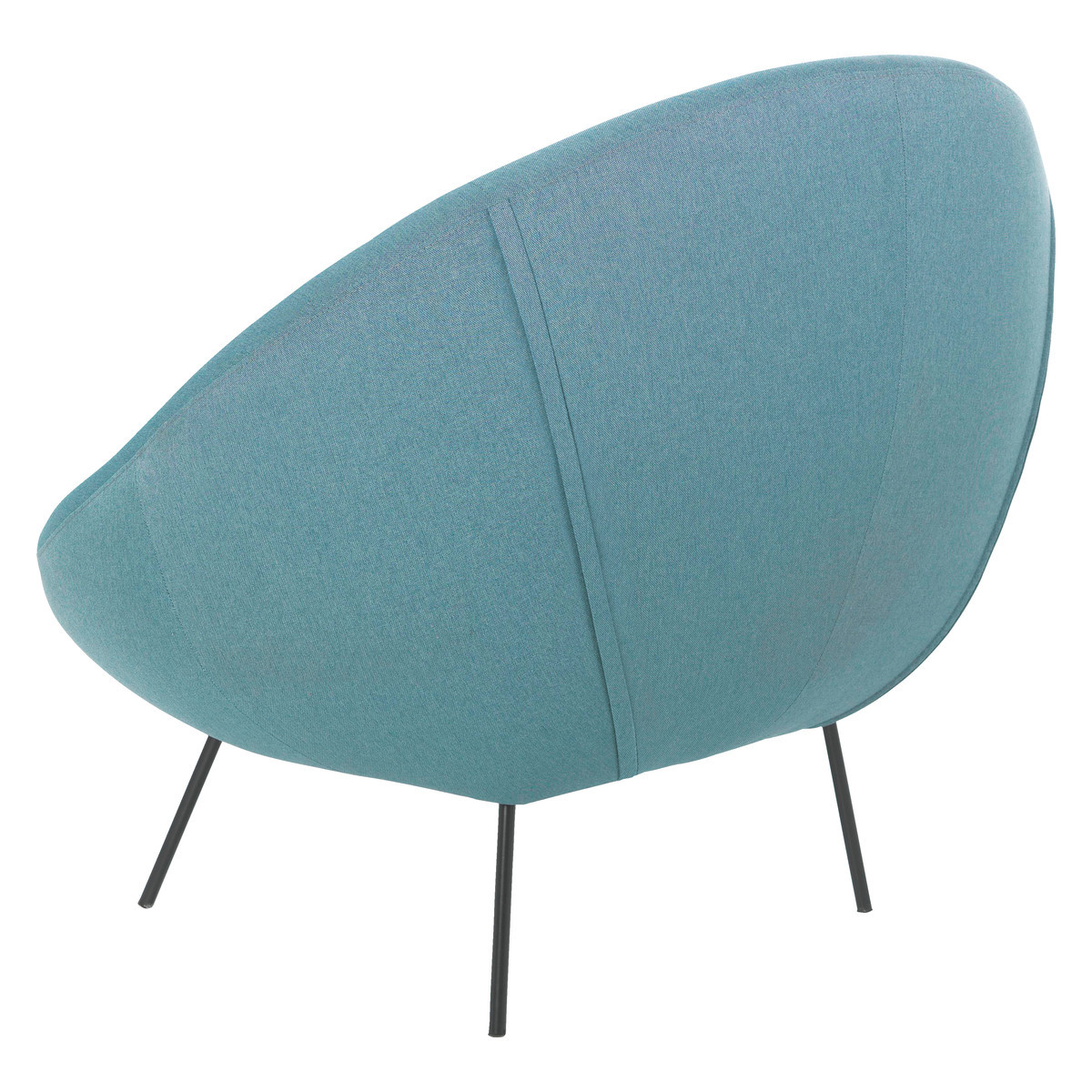Misty Teal Blue Acor FaBric Armchair, Blue – image 5