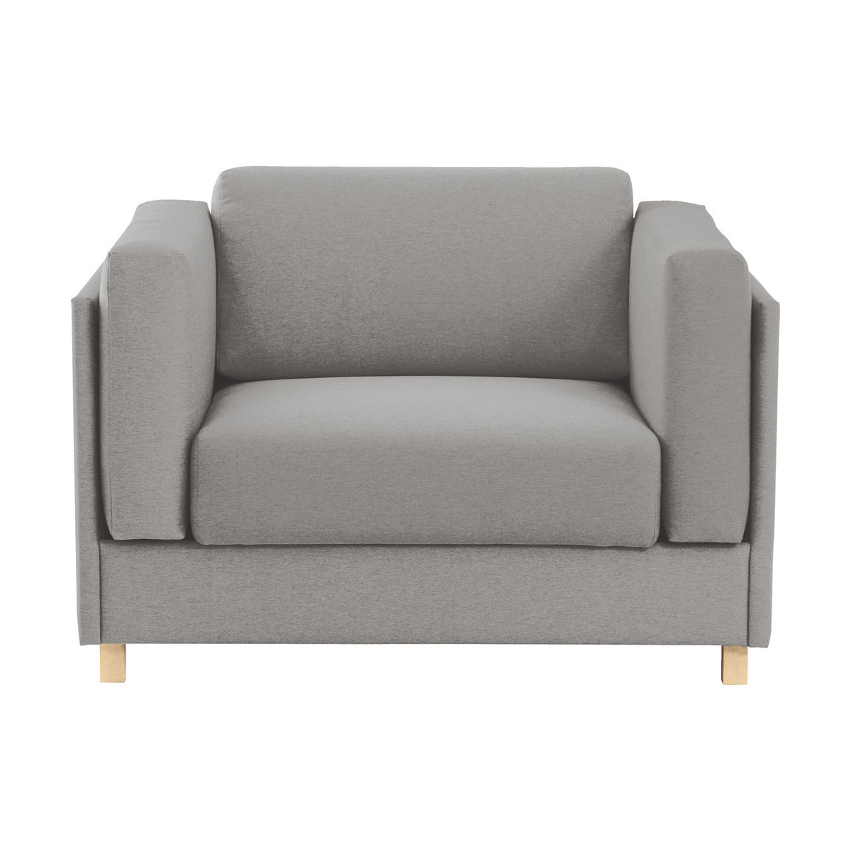 Colombo Grey FaBric Armchair Sofa Bed, Grey – image 1