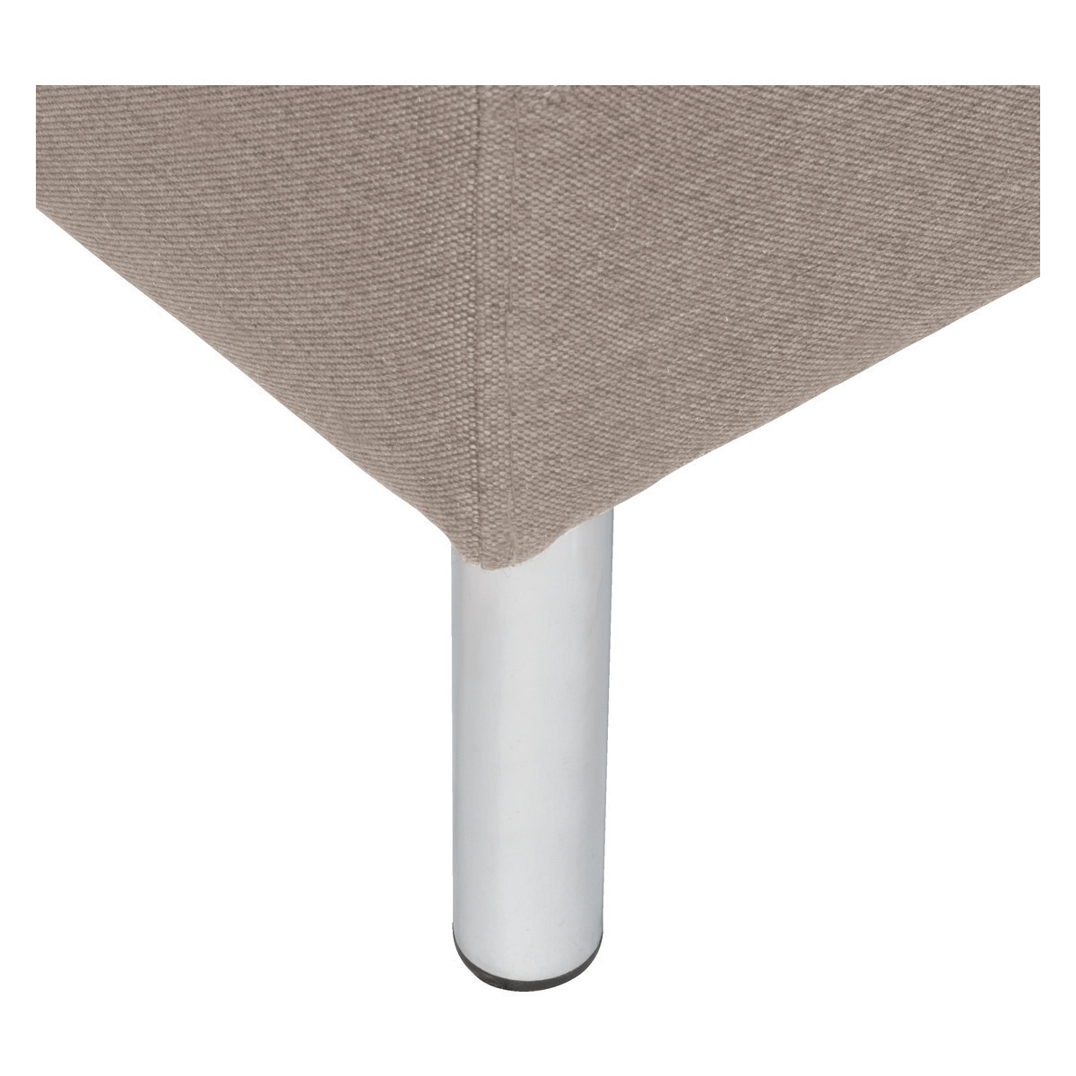 Hyde Natural FaBric Armchair, Metal Legs, Natural – image 7