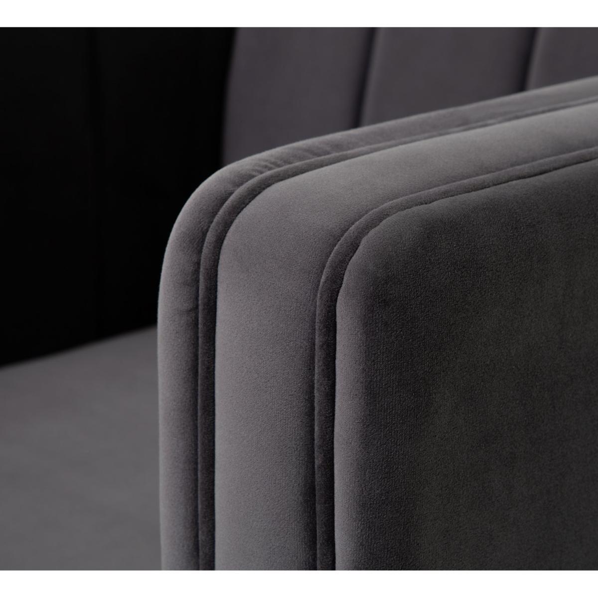 Habitat Vanessa Velvet Armchair - Grey – image 3