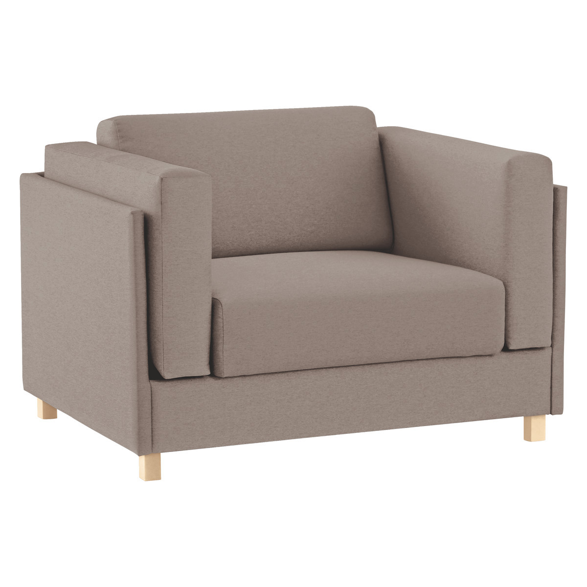 Colombo Natural FaBric Armchair Sofa Bed, Natural – image 3