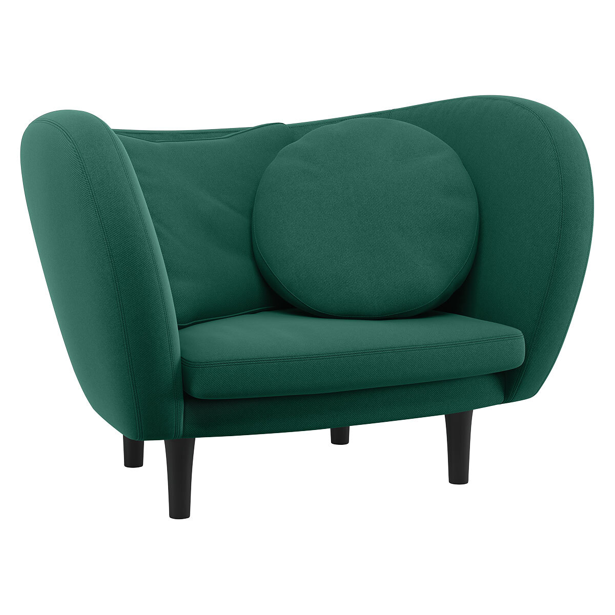 Habitat Arya Green Fabric Armchair – image 3
