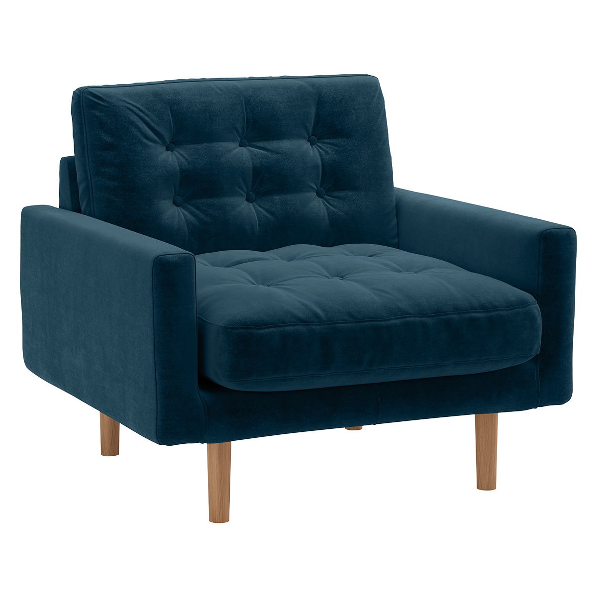 Fenner Ink Blue Armchair, Blue – image 3