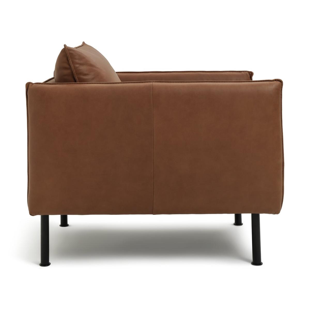 Habitat Moore Leather Armchair - Tan – image 7