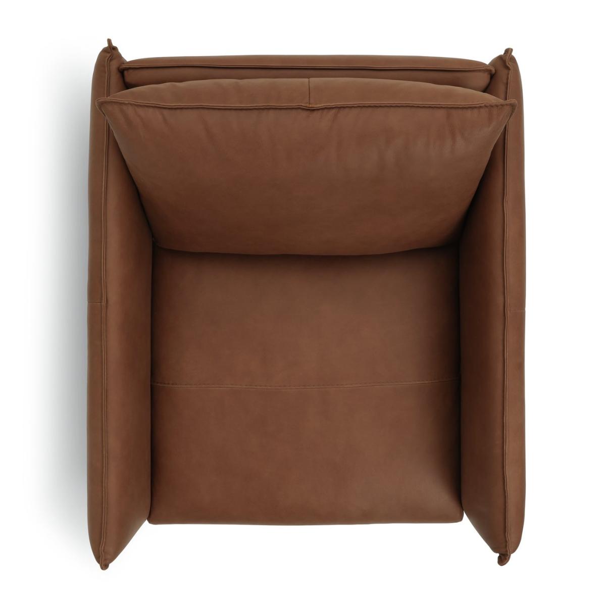 Habitat Moore Leather Armchair - Tan – image 8