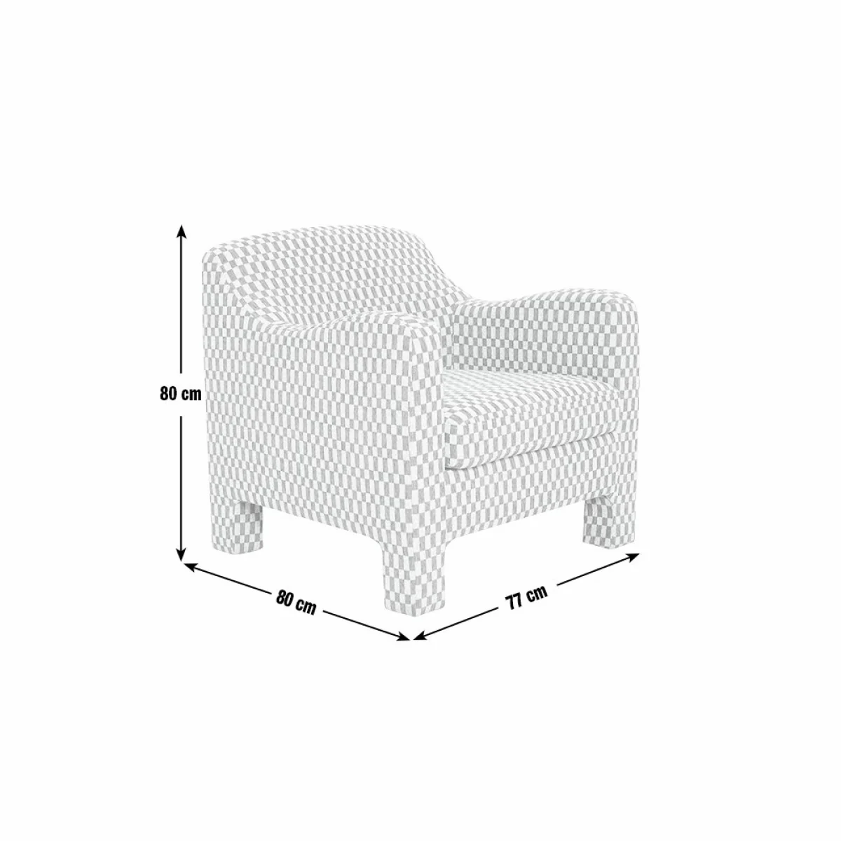 Habitat Vinny Fabric Armchair - Khaki – image 8