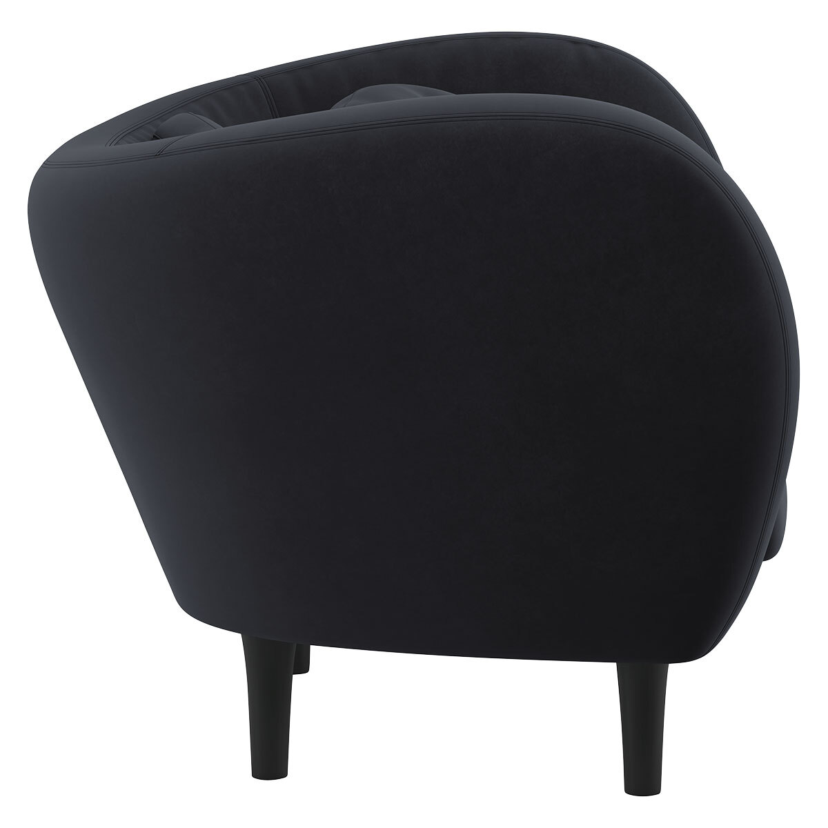 Habitat Arya Charcoal Velvet Armchair – image 4