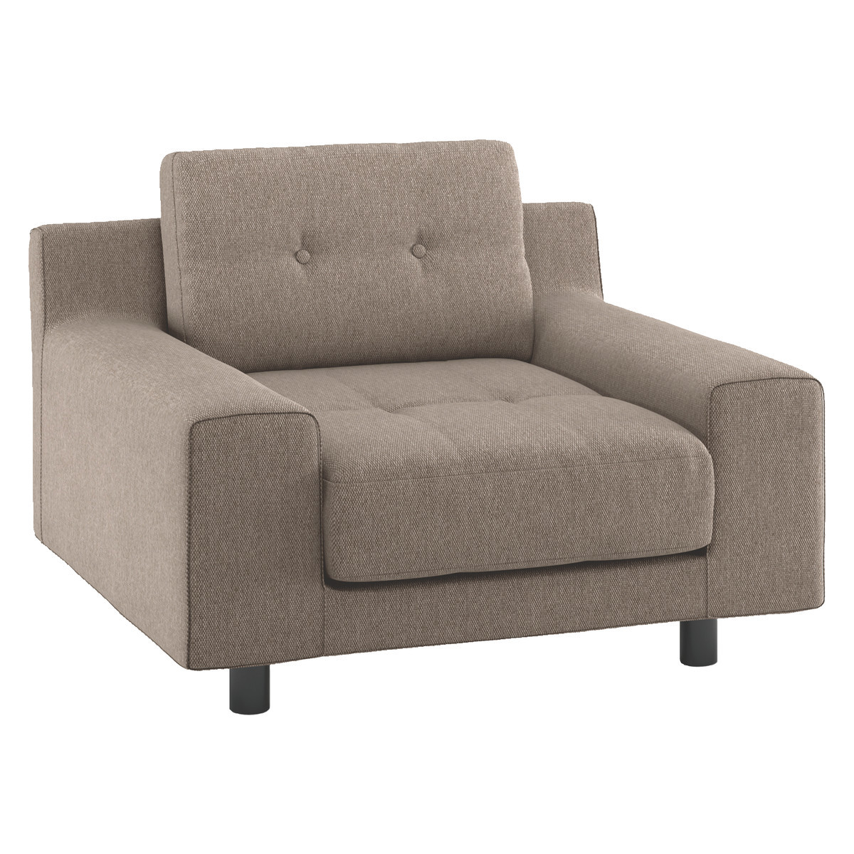 Hendricks Natural FaBric Armchair, Natural – image 3