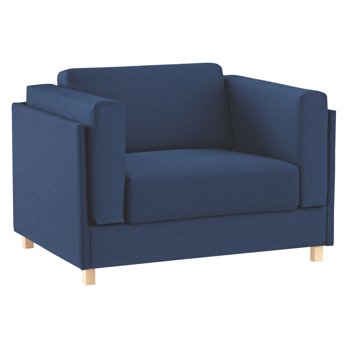 Colombo Blue Acor FaBric Armchair, Blue – image 3