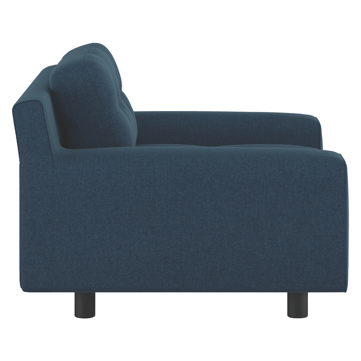 Hendricks Navy Blue Tweed Wool Mix Armchair, Navy – image 4