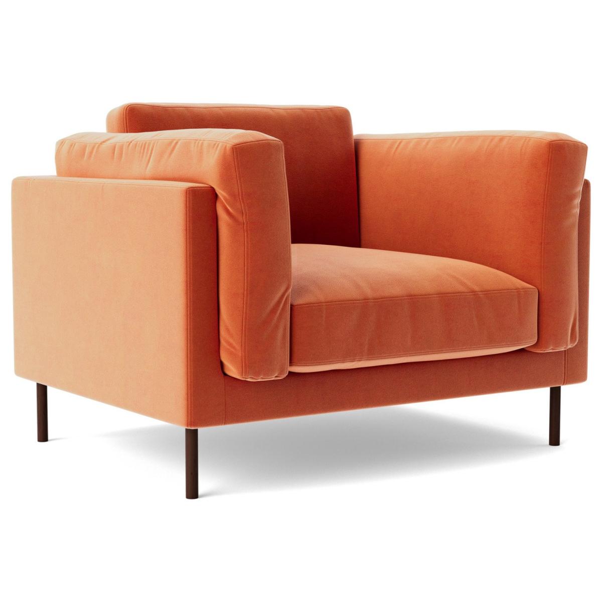 Swoon Munich Velvet Armchair - Burnt Orange – image 7