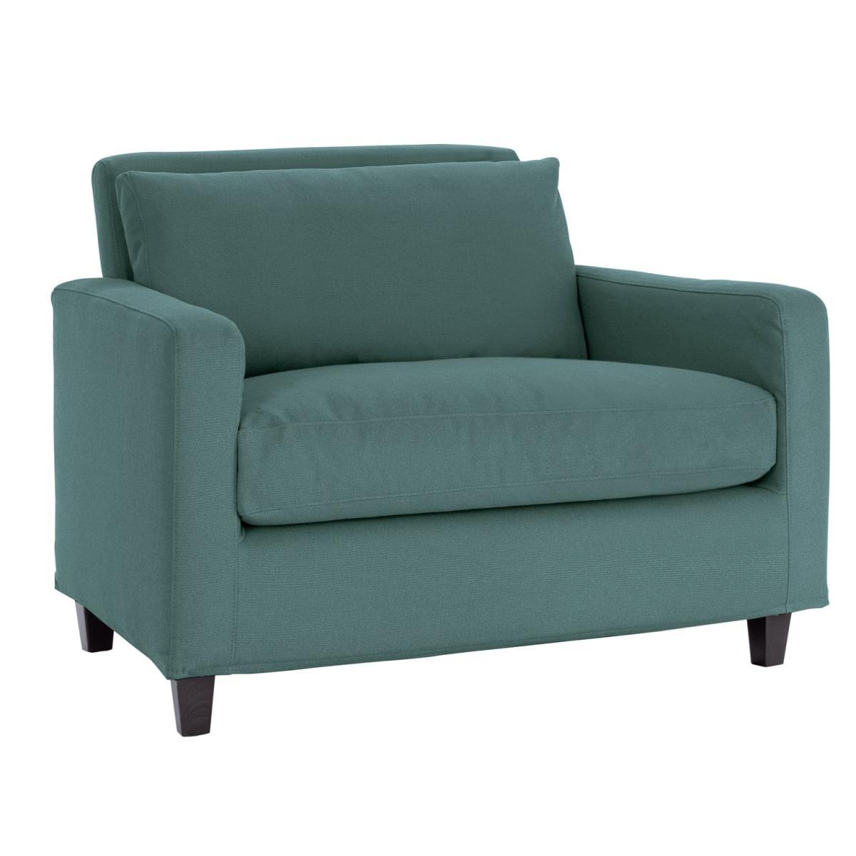 Habitat Chester Fabric Cuddle Chair - Teal – image 5