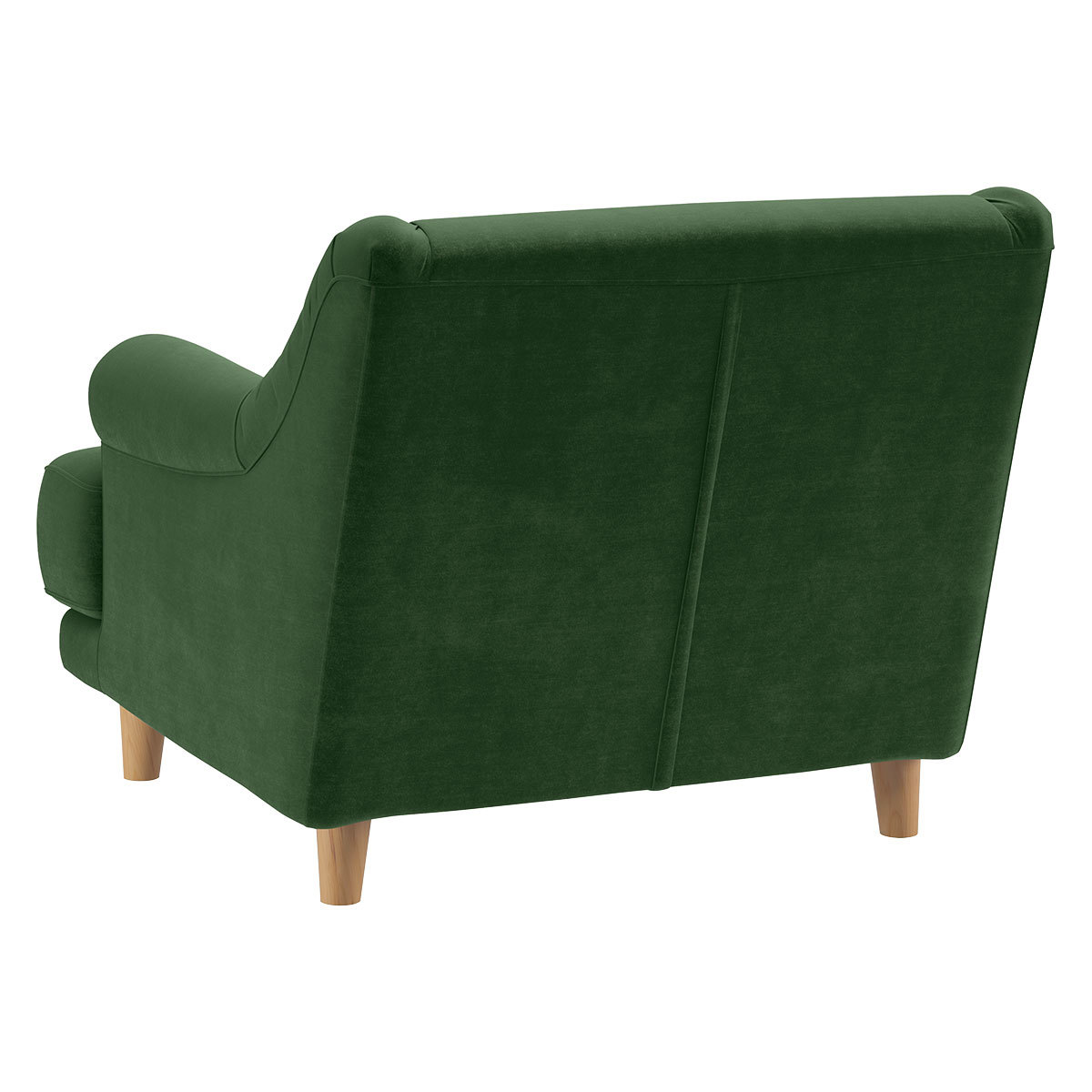 Townsend Moss Green Velvet Armchair, Moss Green – image 5