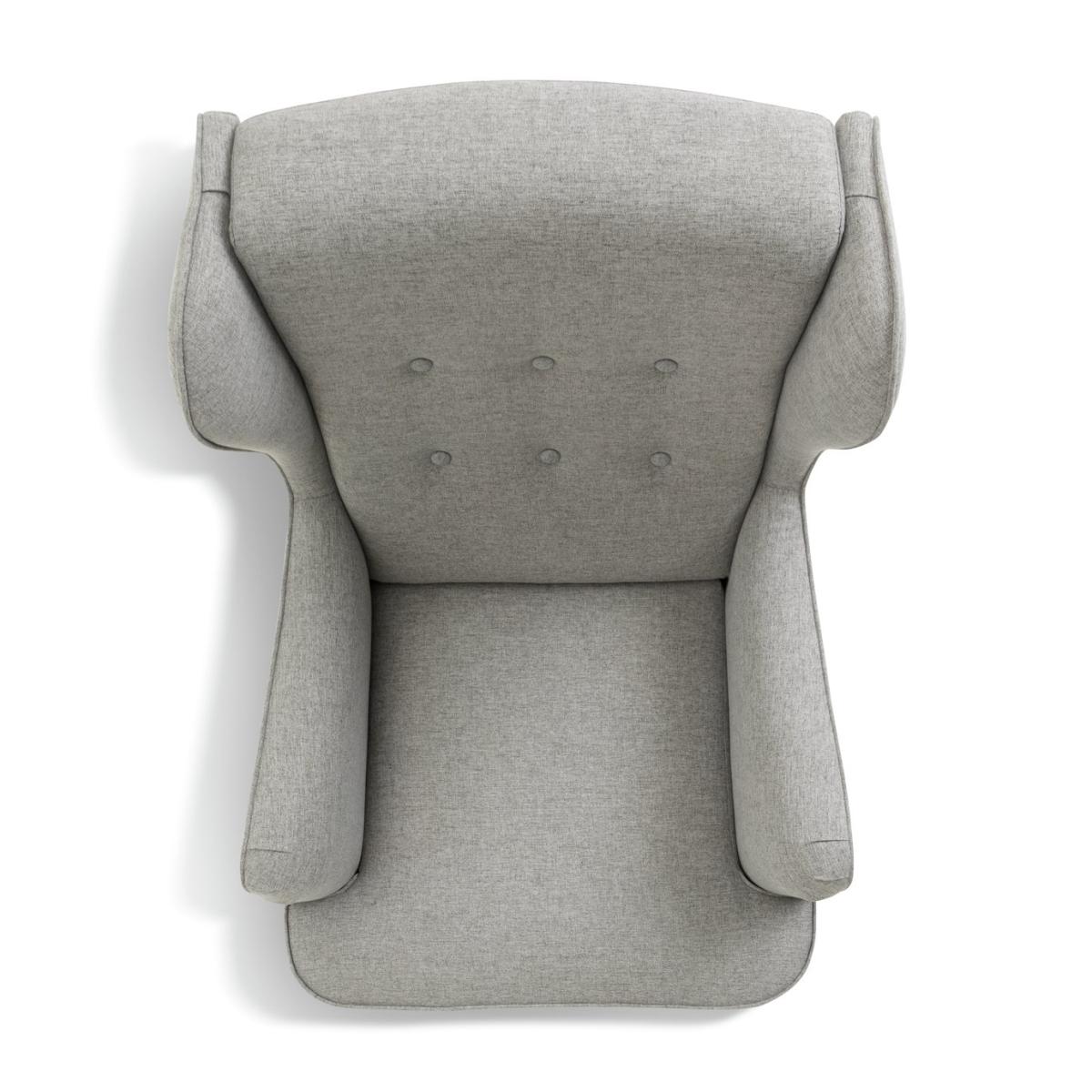 Habitat Callie Self Assembly Fabric Wingback Chair - Grey – image 8