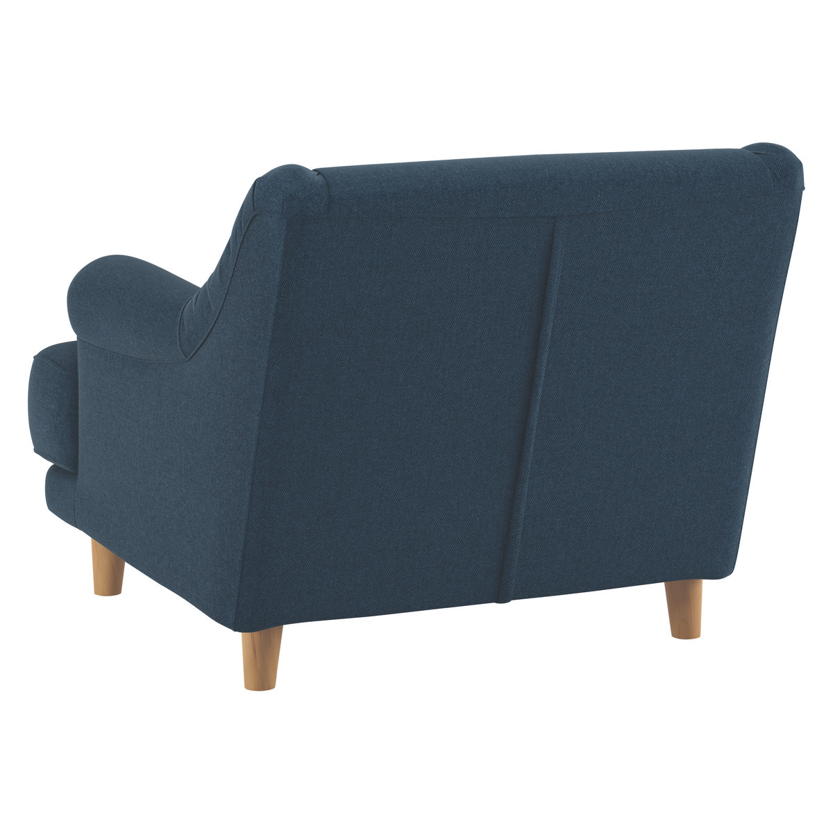 Townsend Navy Blue Tweed Wool Mix Armchair, Navy – image 3