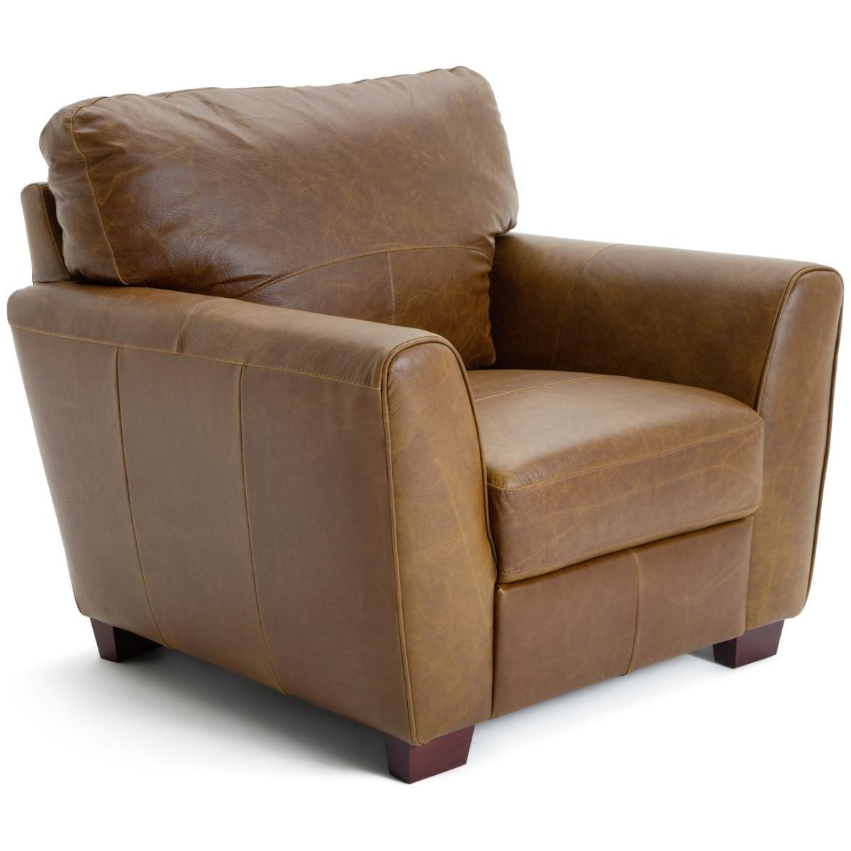 Habitat Milford Leather Chair - Tan – image 7