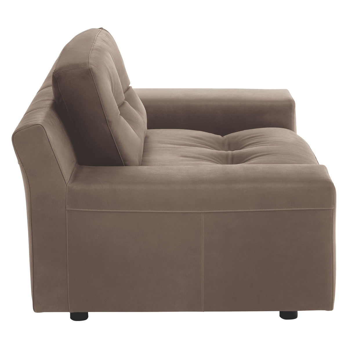 Hendricks Light Brown Luxury Leather Armchair, Brown – image 4