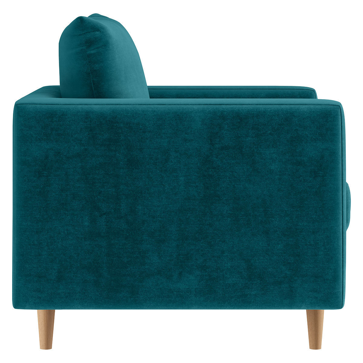 Naya Green Velvet Armchair, Green – image 4