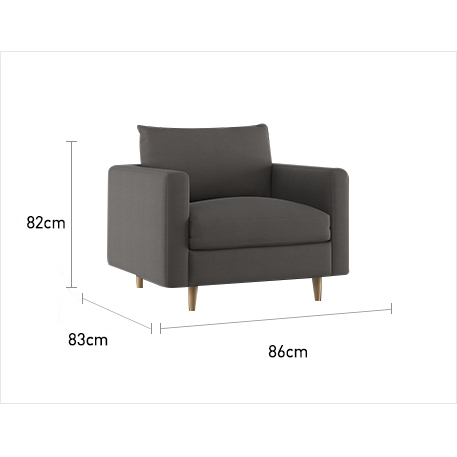 Naya Green Velvet Armchair, Green – image 7