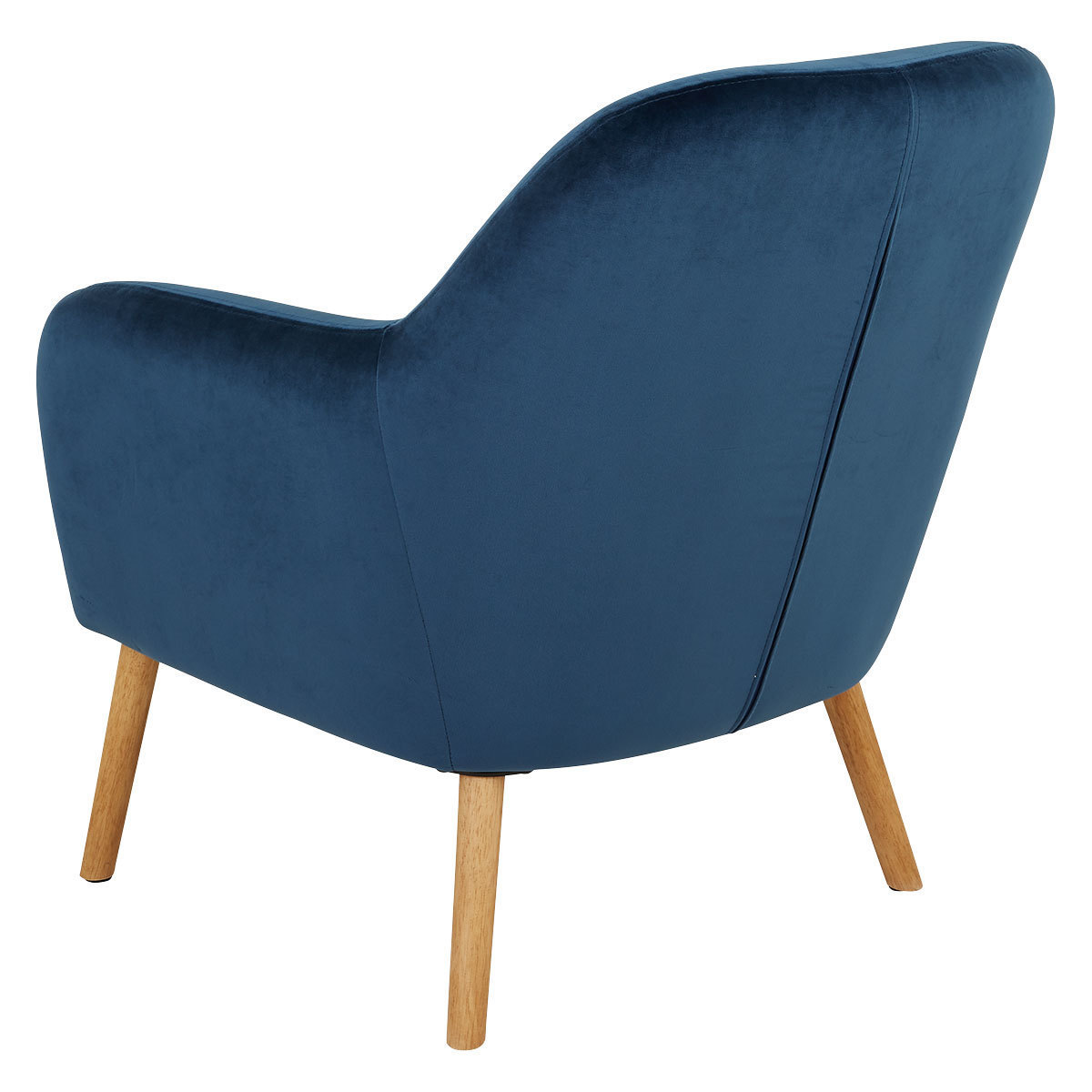 TulsaBlueVelvetArmchair – image 5