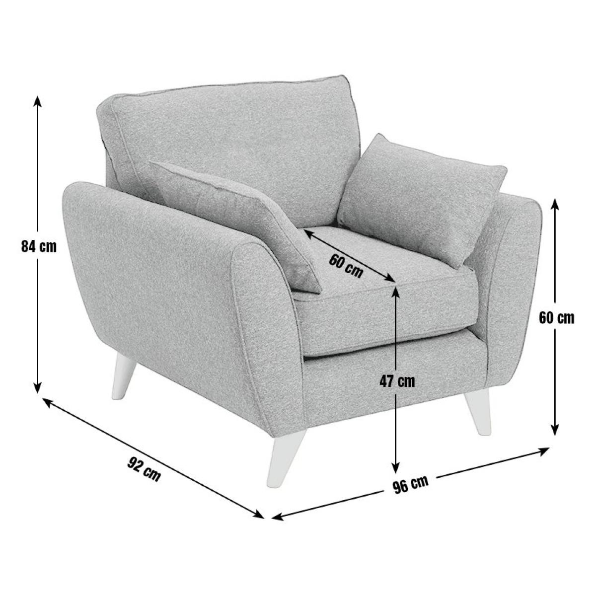 Habitat Iris Fabric Armchair - Charcoal – image 4