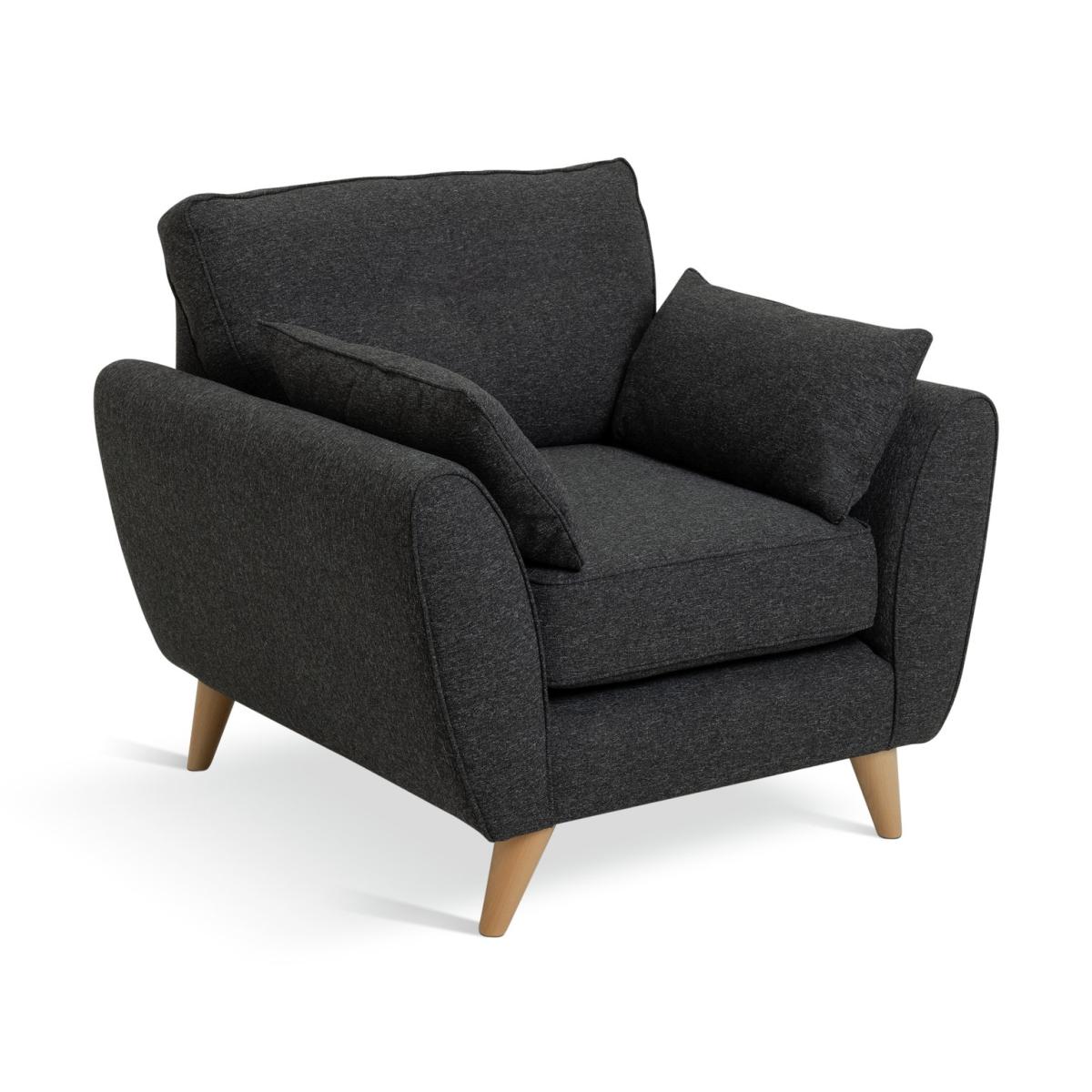Habitat Iris Fabric Armchair - Charcoal – image 5
