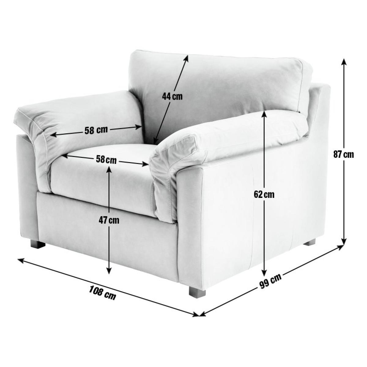 Habitat Florence Leather Armchair - Tan – image 4