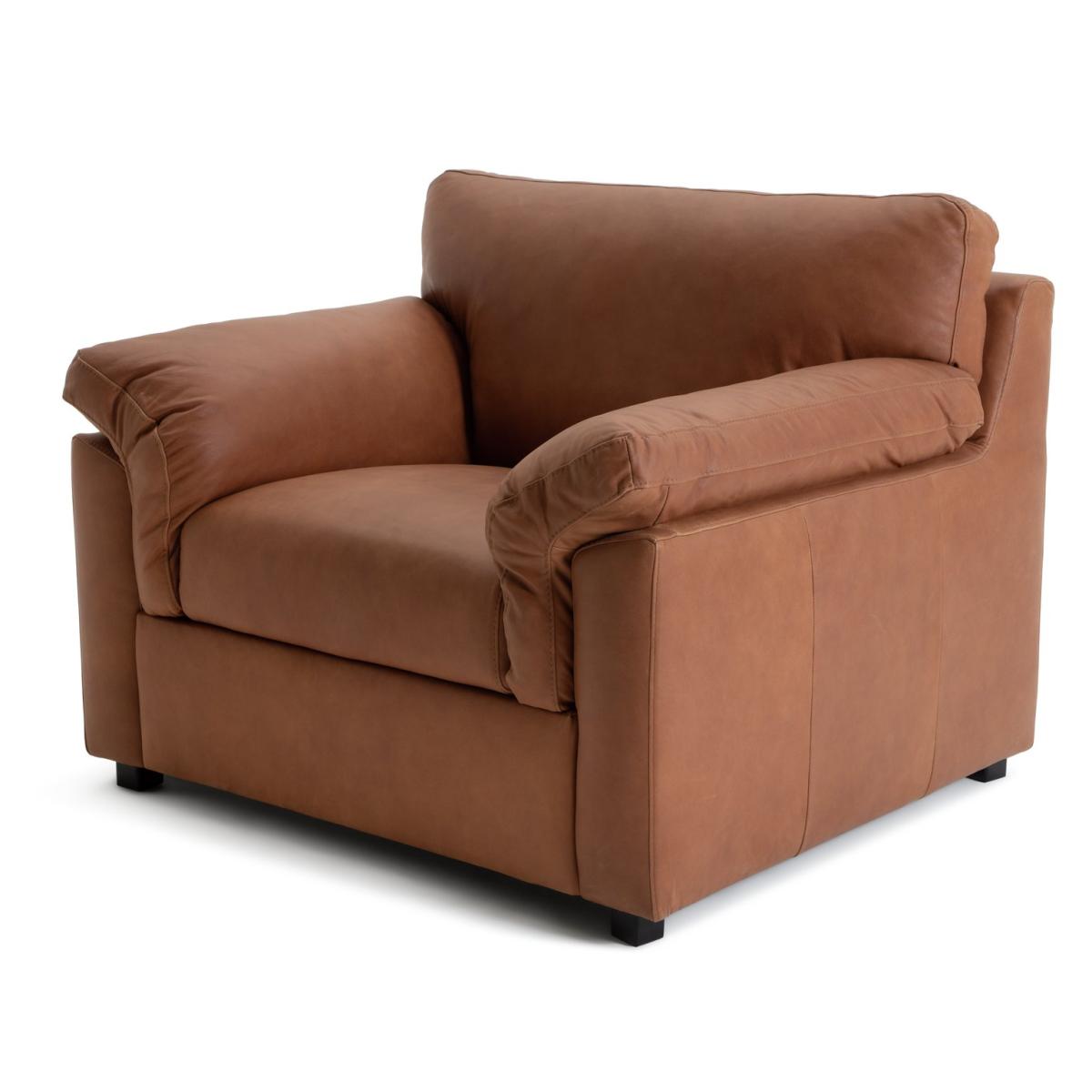 Habitat Florence Leather Armchair - Tan – image 6